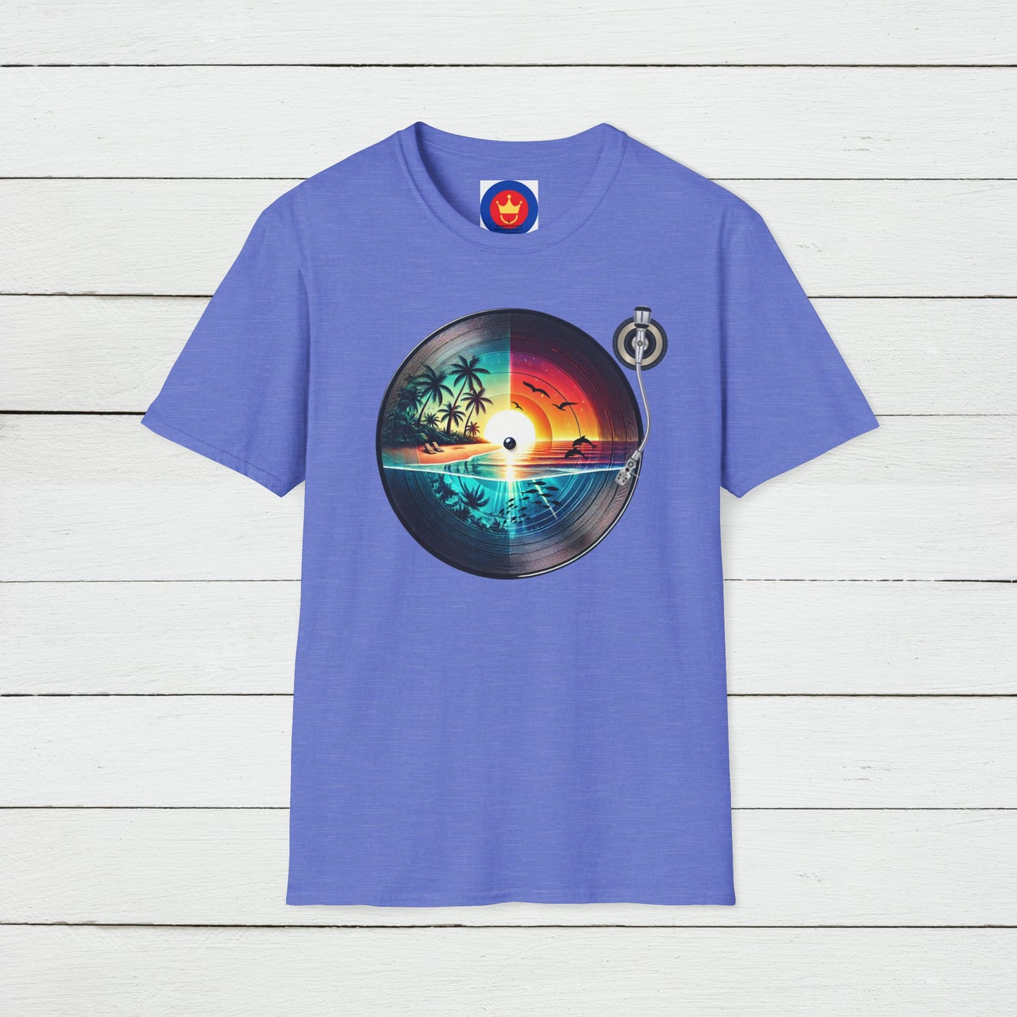Beach Vinyl Unisex T-Shirt | Beach Bum Fashion Apparel