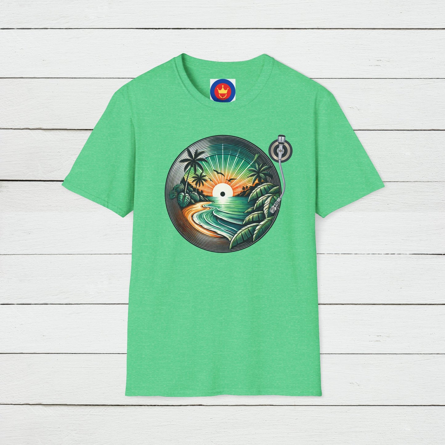 Beach Vinyl Unisex T-Shirt | Beach Bum Fashion Apparel