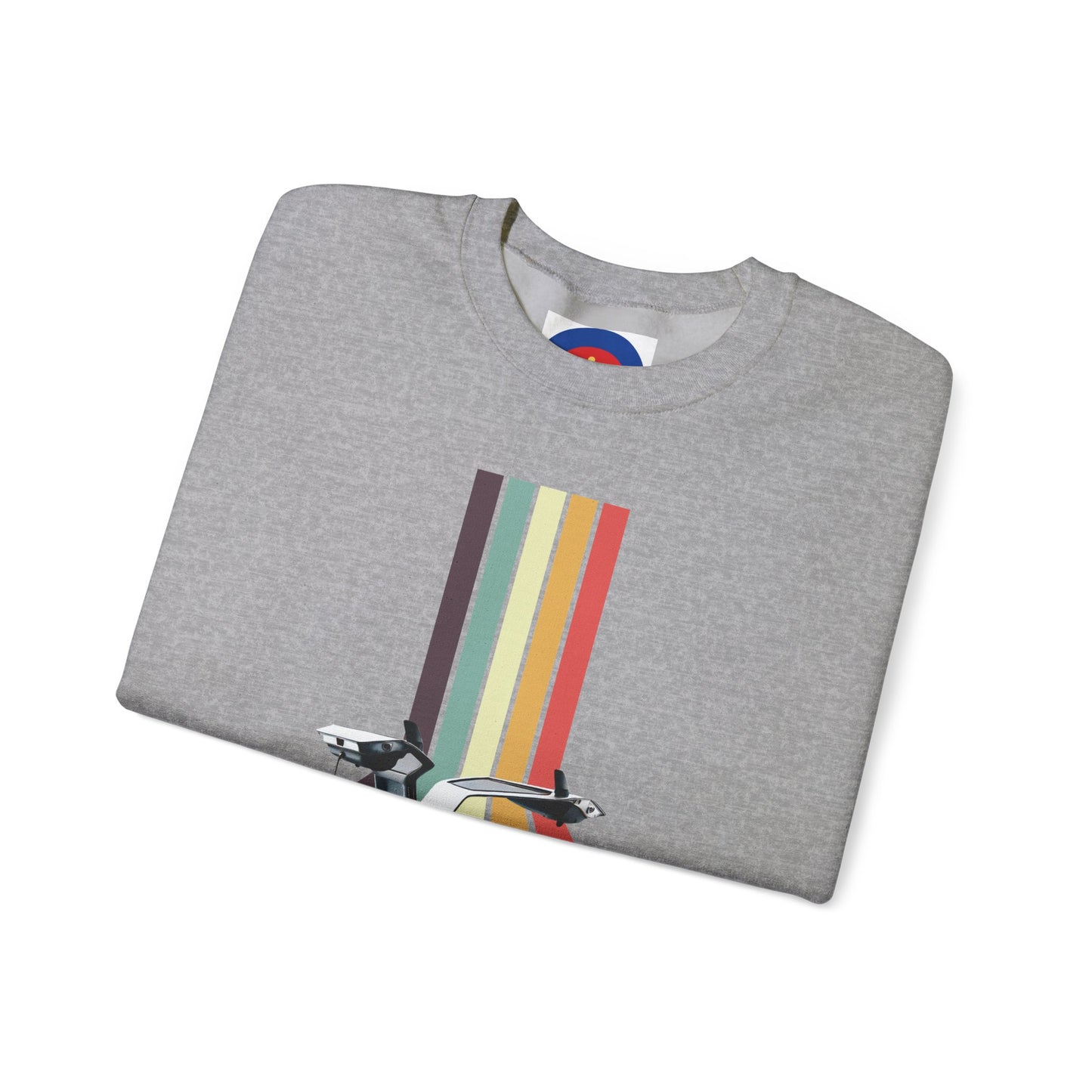 Back to the Future DeLorean Inspired Sweatshirt | Unisex Retro Sci-Fi Graphic Design