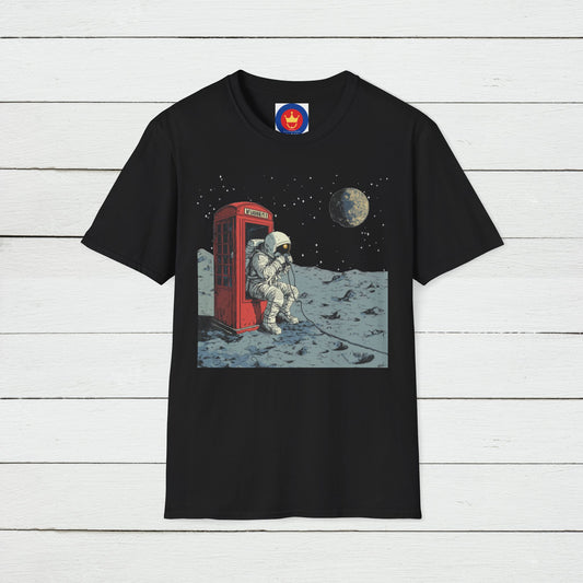 Astronaut Shirt, Funny Moon Shirt, Funny Spaceman Shirt, Outer Space Shirt, Phone Booth Gift, Phone  Booth Shirt, Astronomy, Unisex T-shirt