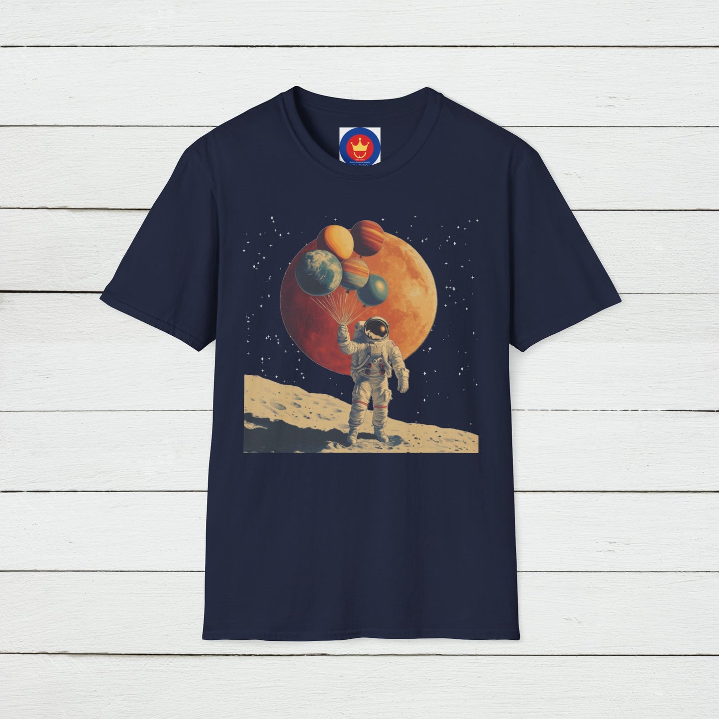 Astronaut Unisex Space Graphic T-shirt | Funny Cosmic Planets Apparel