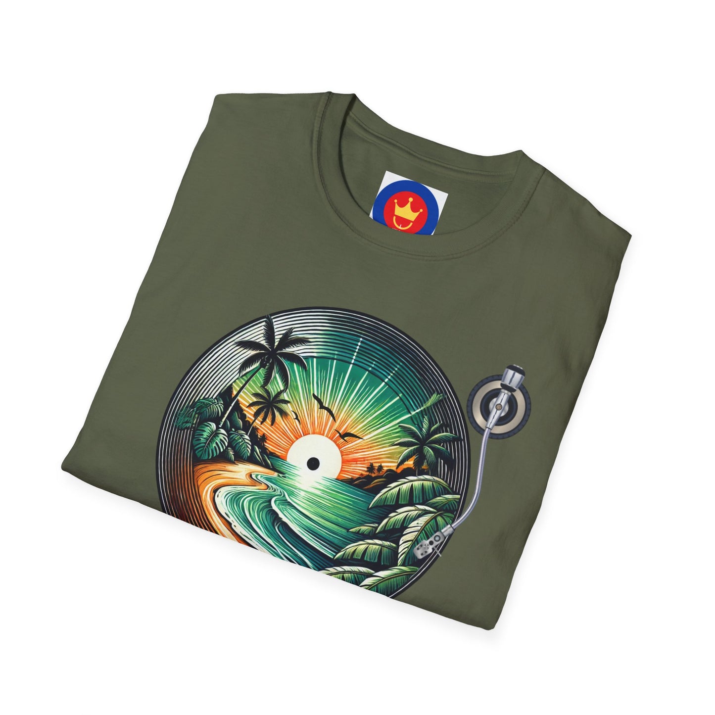 Beach Vinyl Unisex T-Shirt | Beach Bum Fashion Apparel