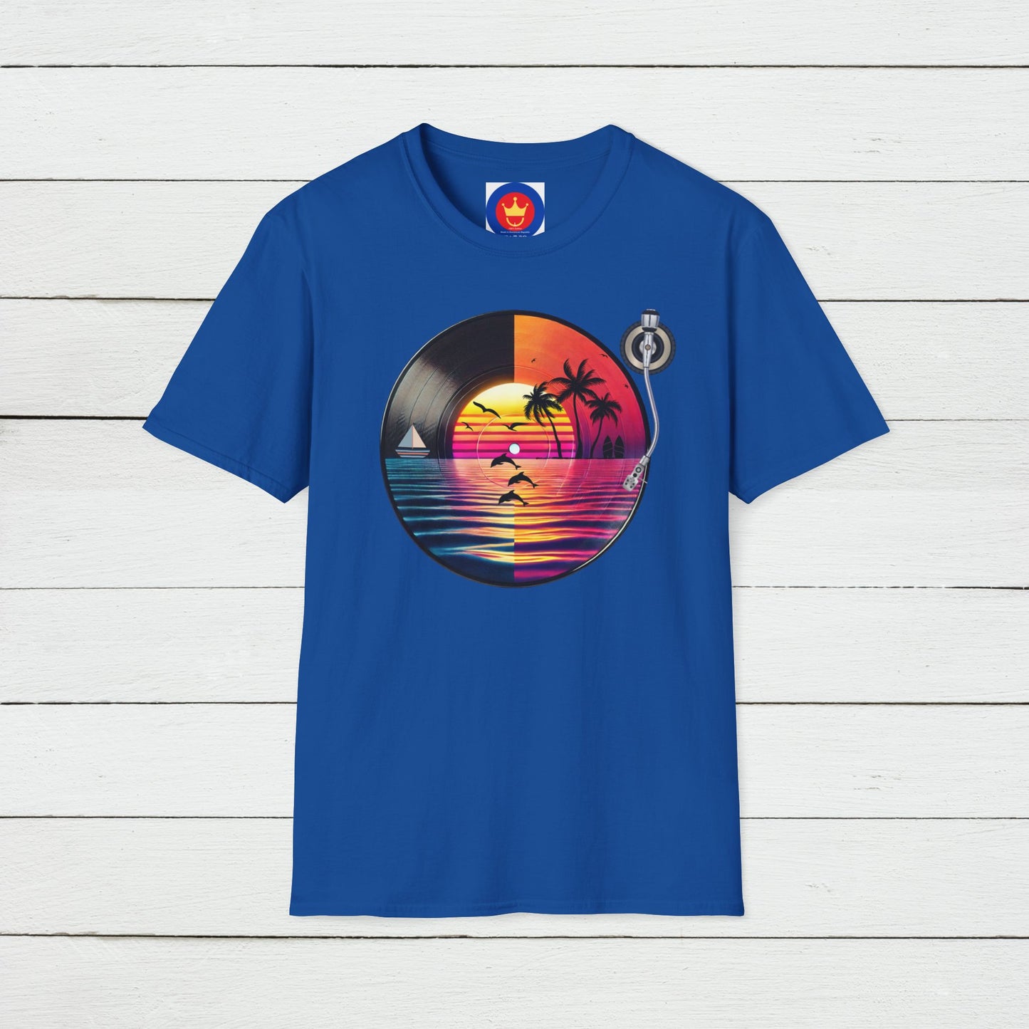 Beach Vinyl Unisex T-Shirt | Beach Bum Fashion Apparel