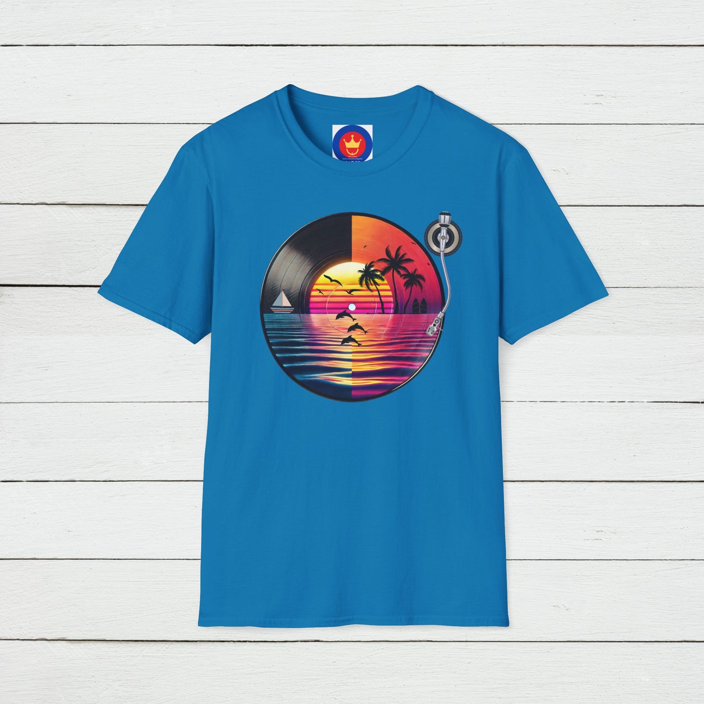 Beach Vinyl Unisex T-Shirt | Beach Bum Fashion Apparel