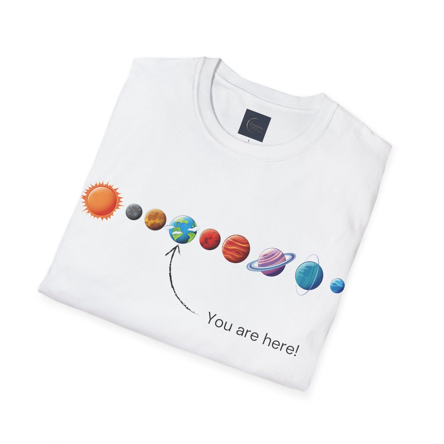 You Are Here Galaxy Unisex T-Shirt | Funny Astronomy Tee