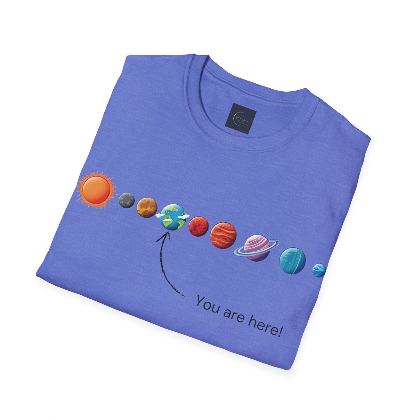 You Are Here Galaxy Unisex T-Shirt | Funny Astronomy Tee