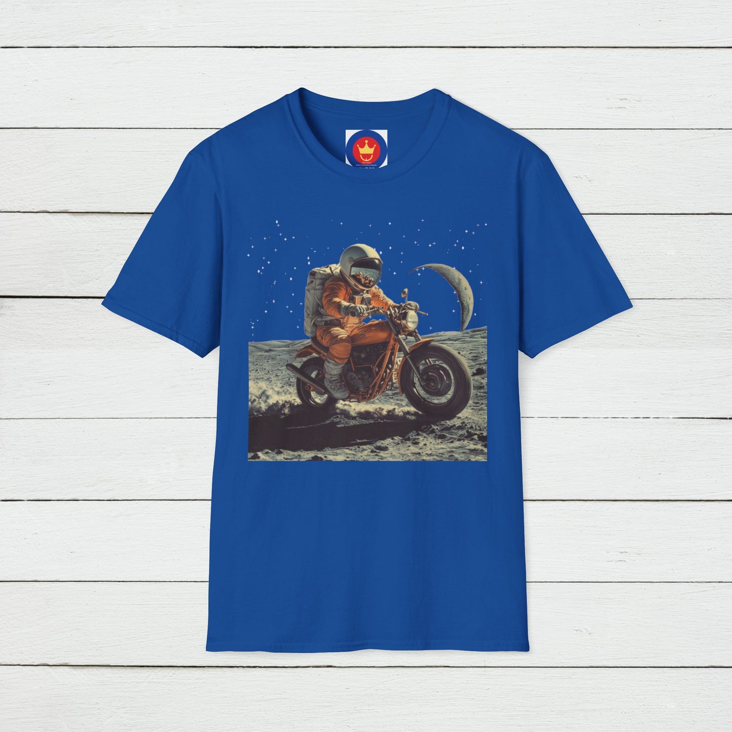 Astronaut Shirt, Funny Moon Shirt, Funny Spaceman Shirt, Outer Space Shirt, Motorcycle Lover Shirt, Motobike Shirt, Moto Tee, Unisex T-shirt