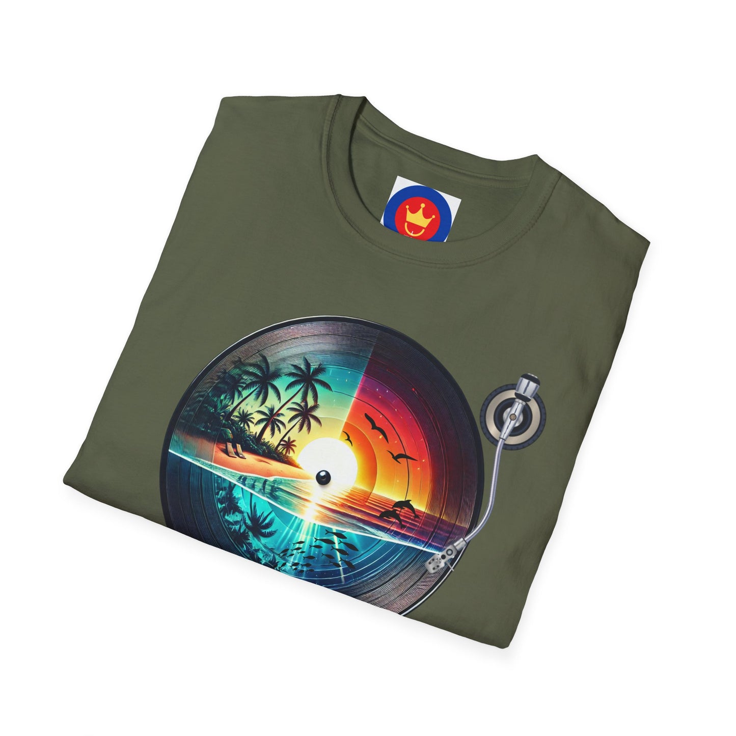 Beach Vinyl Unisex T-Shirt | Beach Bum Fashion Apparel
