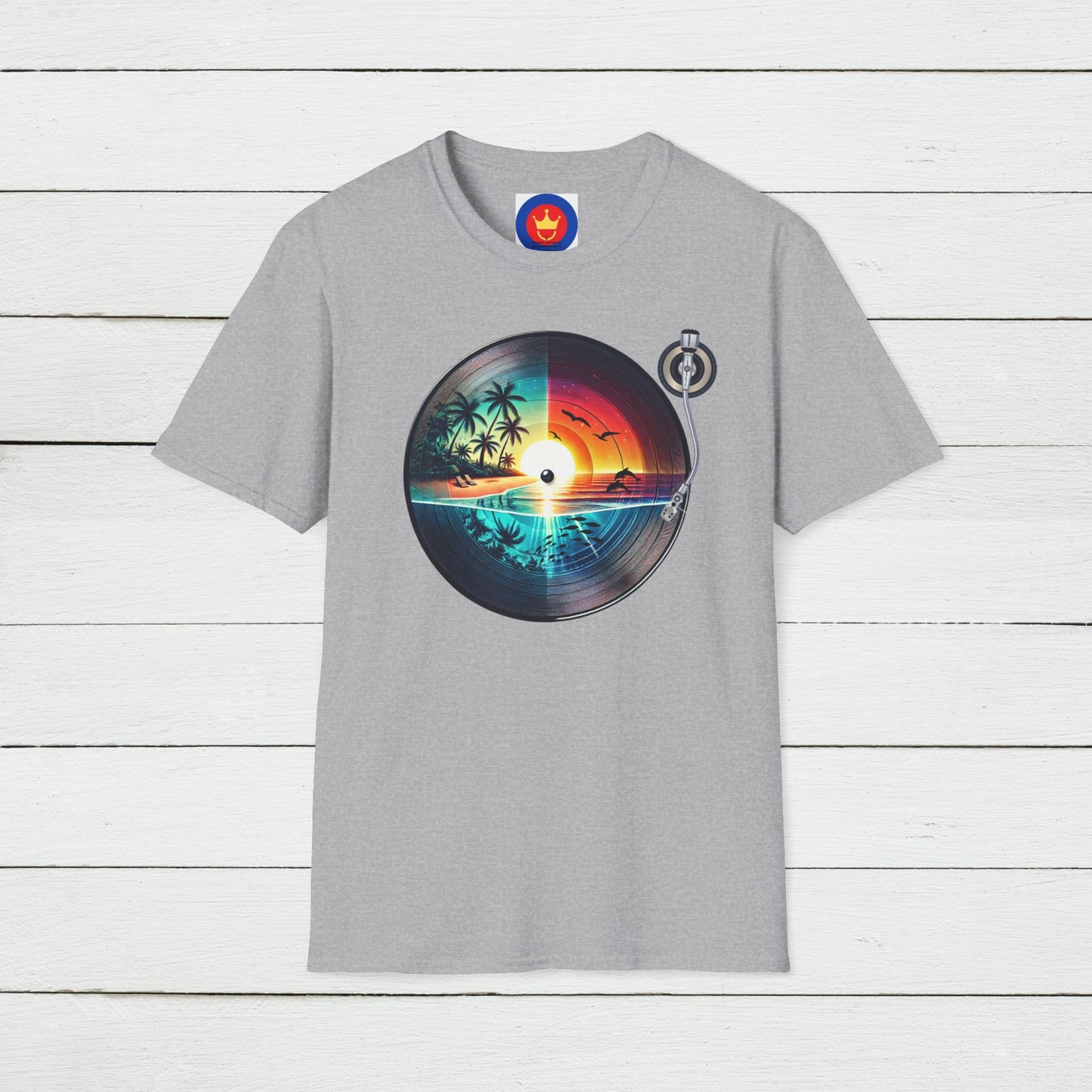 Beach Vinyl Unisex T-Shirt | Beach Bum Fashion Apparel