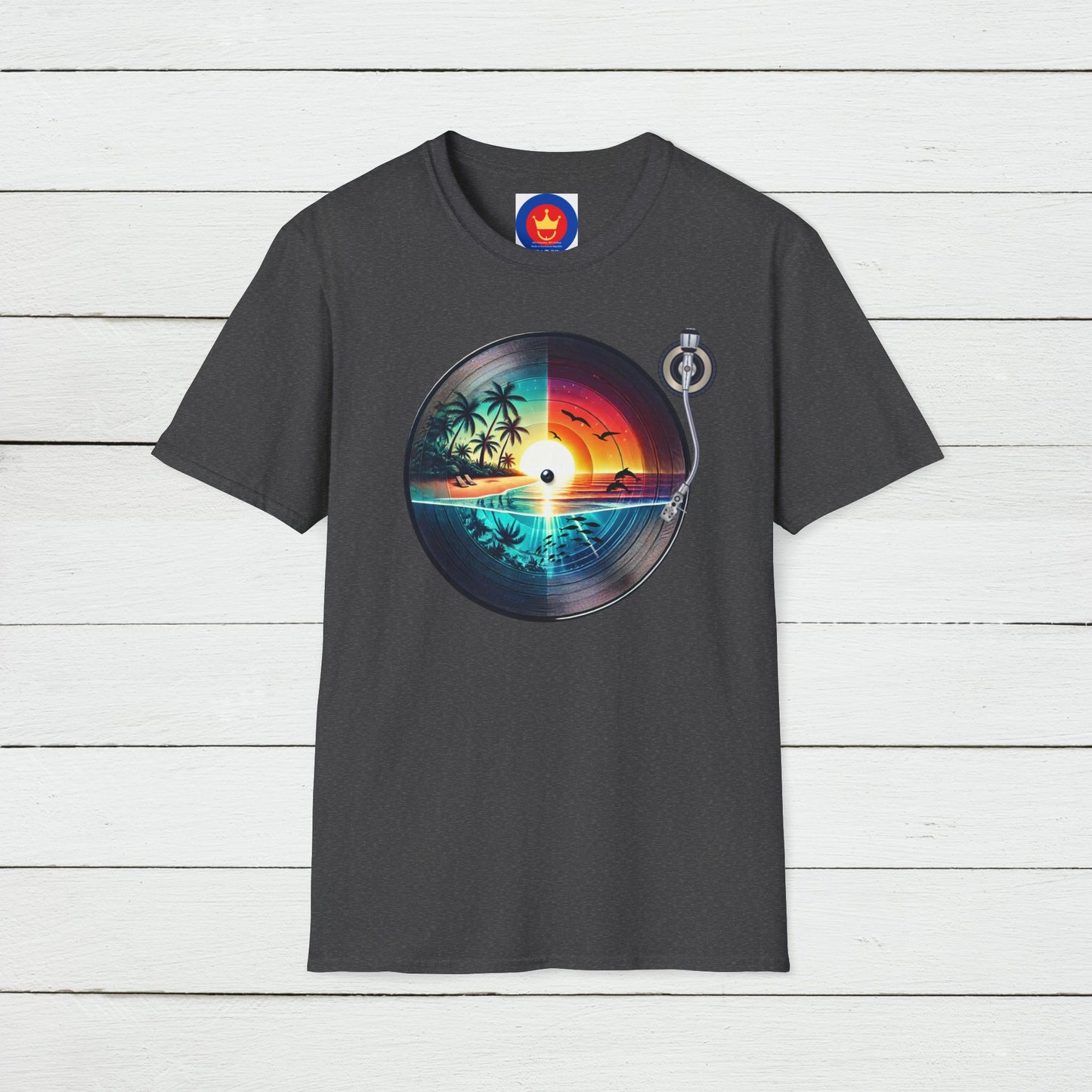 Beach Vinyl Unisex T-Shirt | Beach Bum Fashion Apparel