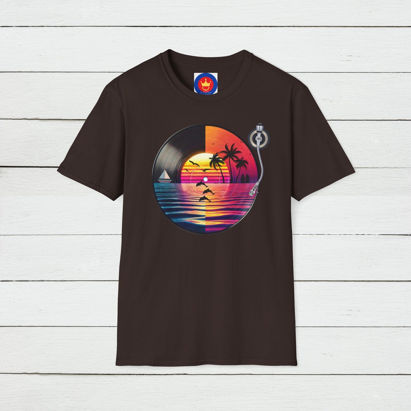 Beach Vinyl Unisex T-Shirt | Beach Bum Fashion Apparel