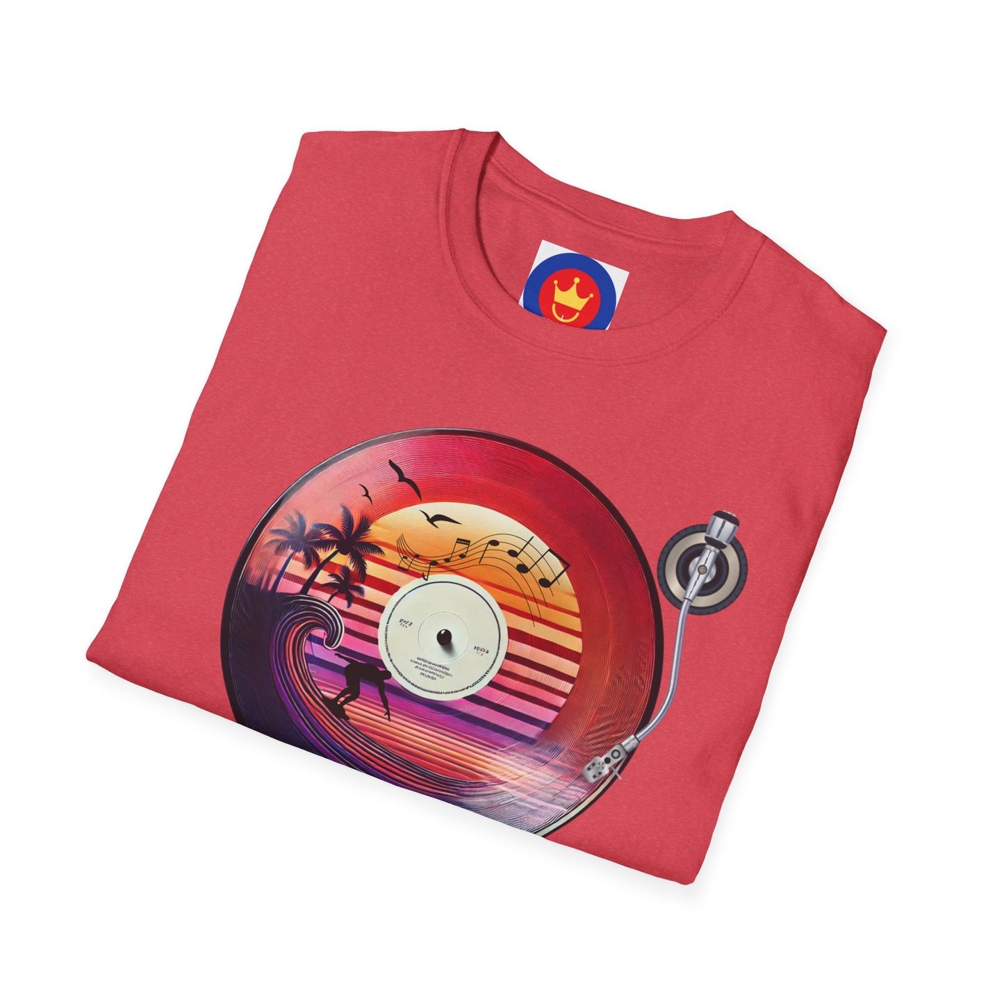 Beach Surf Vinyl Unisex T-Shirt | Beach Bum Fashion Apparel