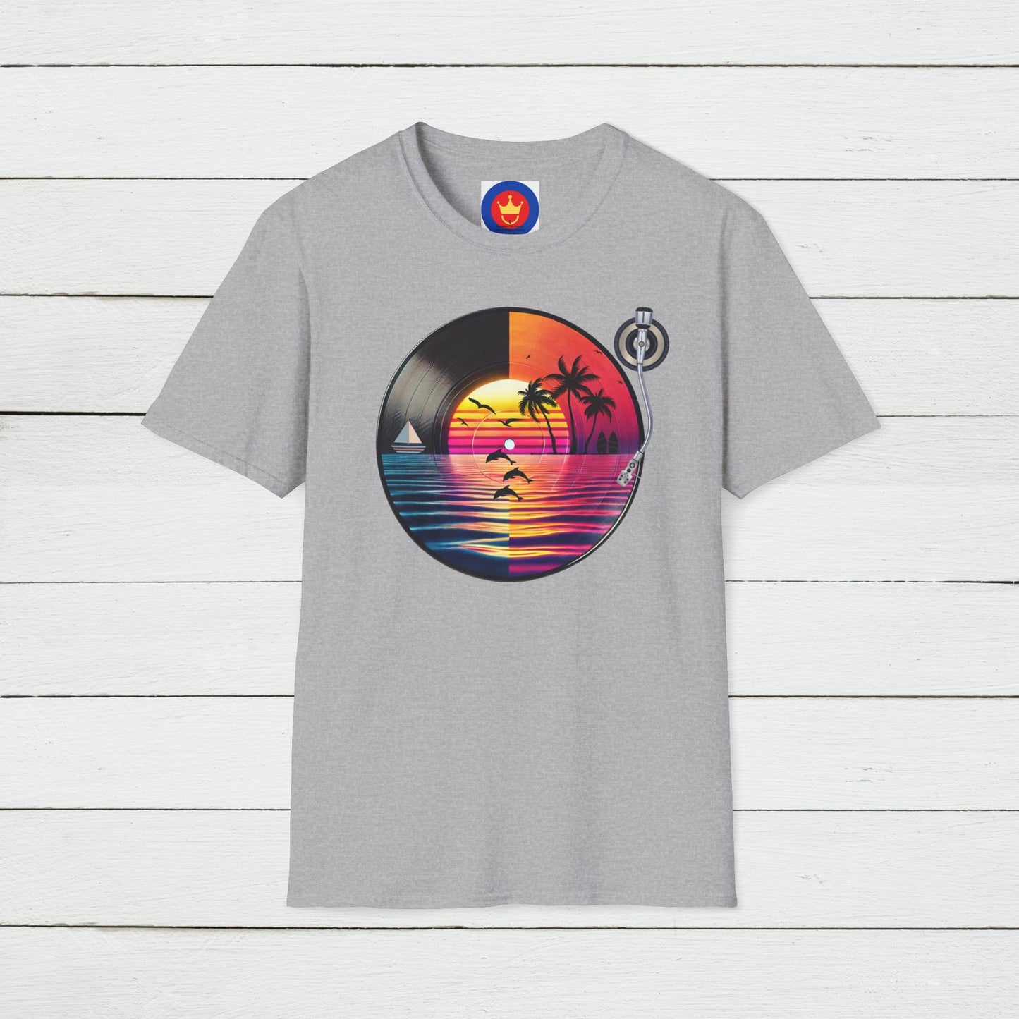 Beach Vinyl Unisex T-Shirt | Beach Bum Fashion Apparel