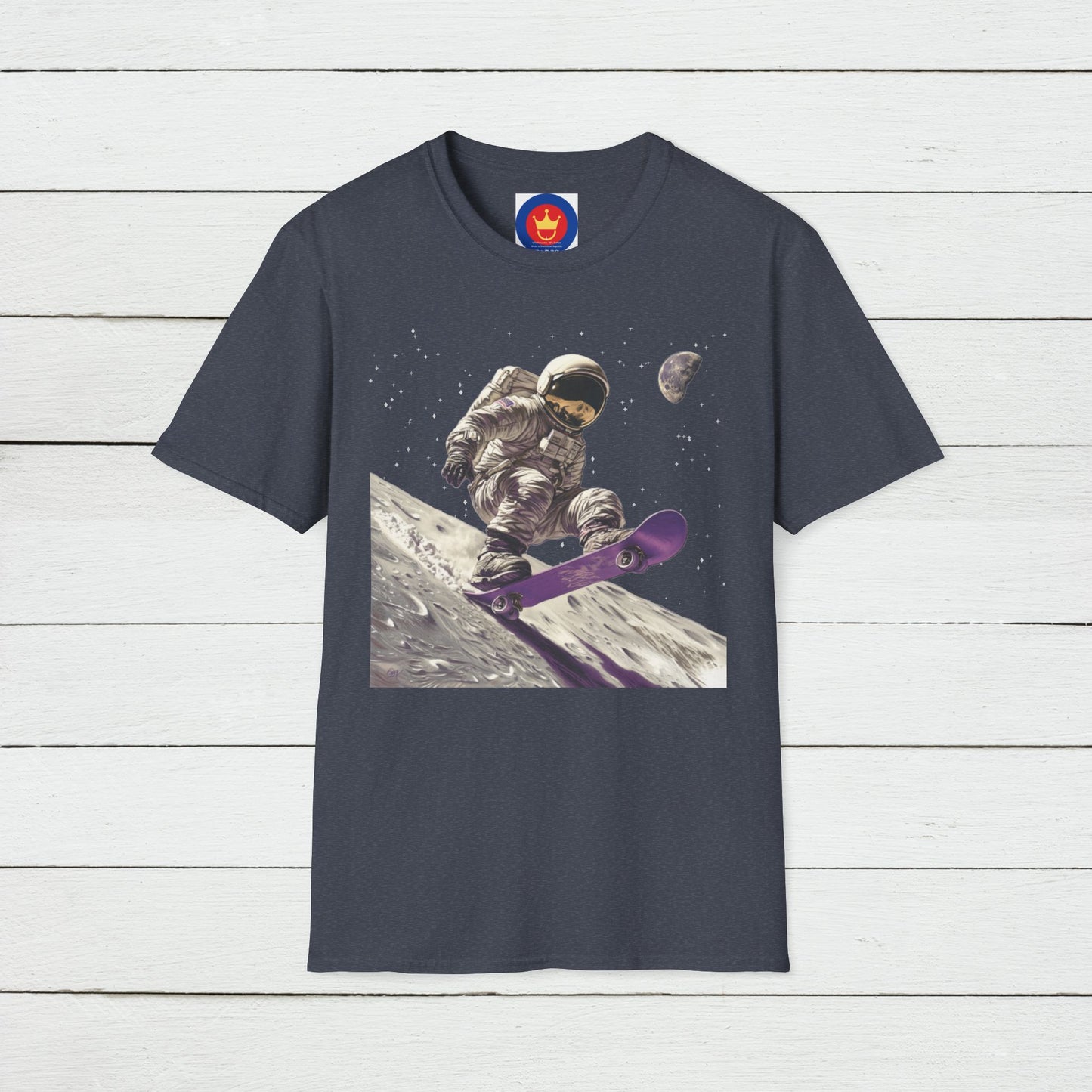 Astronaut Shirt, Funny Moon Shirt, Funny Spaceman Shirt, Outer Space Shirt, Skateboarding Shirt, Skateboarder Shirt, Skate Tee, Unisex Shirt