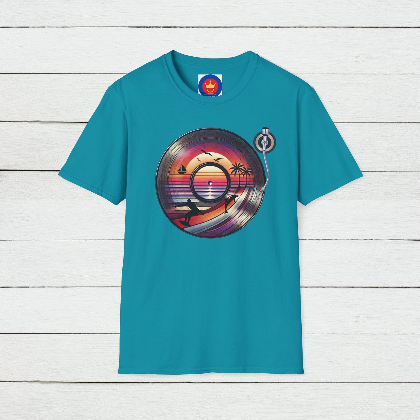 Beach Vinyl Unisex T-Shirt | Beach Bum Fashion Apparel