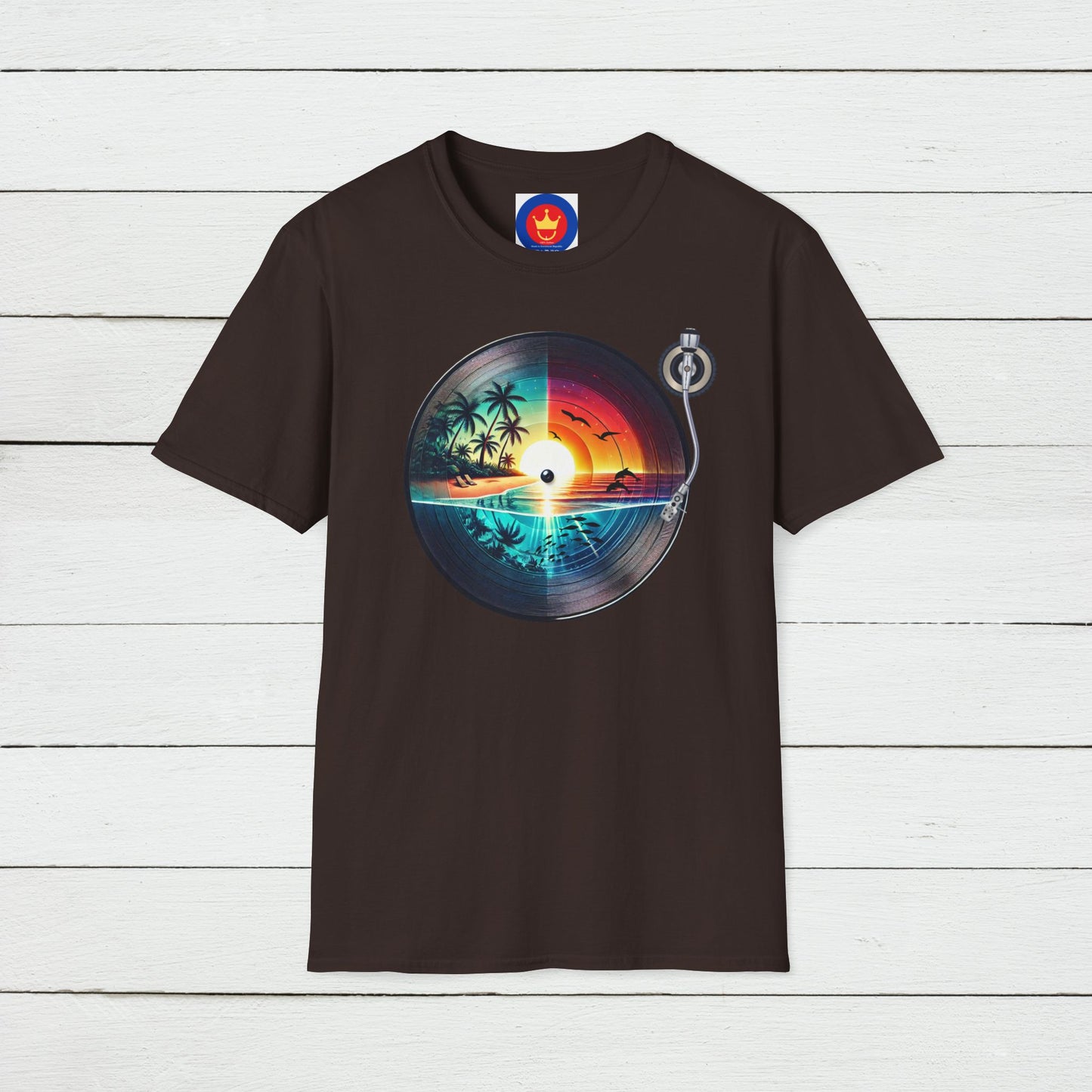 Beach Vinyl Unisex T-Shirt | Beach Bum Fashion Apparel