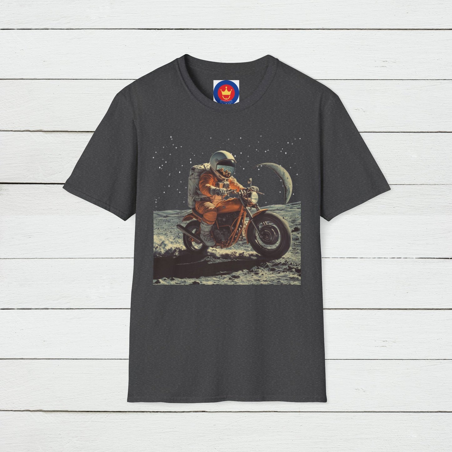 Astronaut Shirt, Funny Moon Shirt, Funny Spaceman Shirt, Outer Space Shirt, Motorcycle Lover Shirt, Motobike Shirt, Moto Tee, Unisex T-shirt