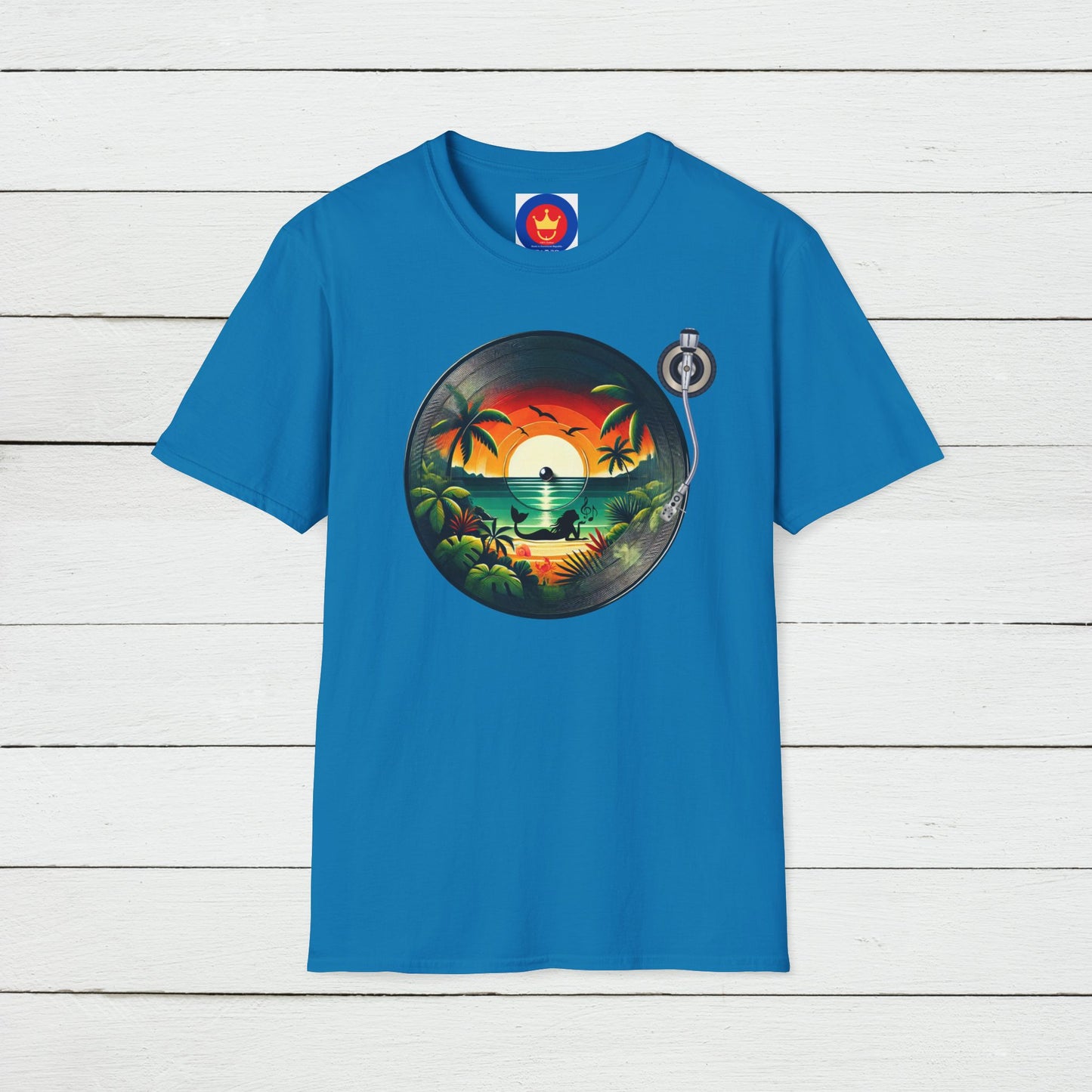 Beach Vinyl Unisex T-Shirt | Beach Bum Fashion Apparel