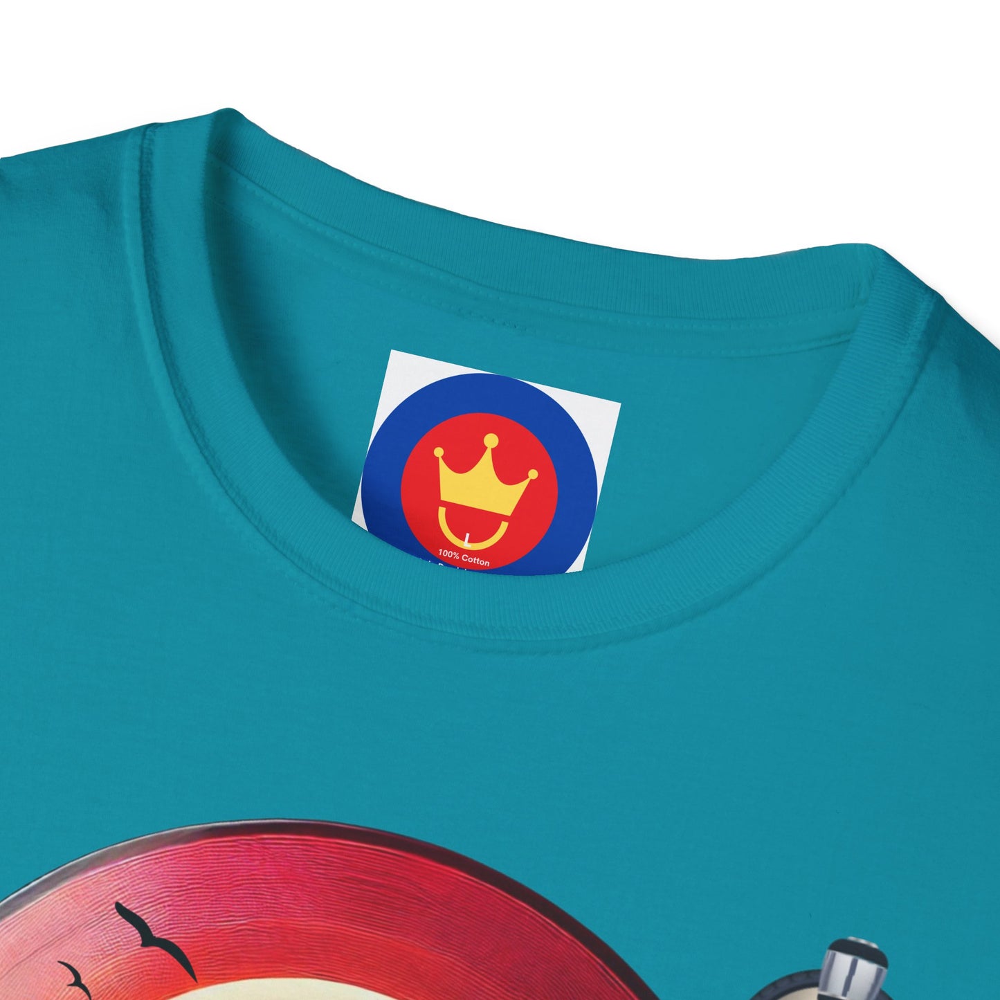 Beach Surf Vinyl Unisex T-Shirt | Beach Bum Fashion Apparel