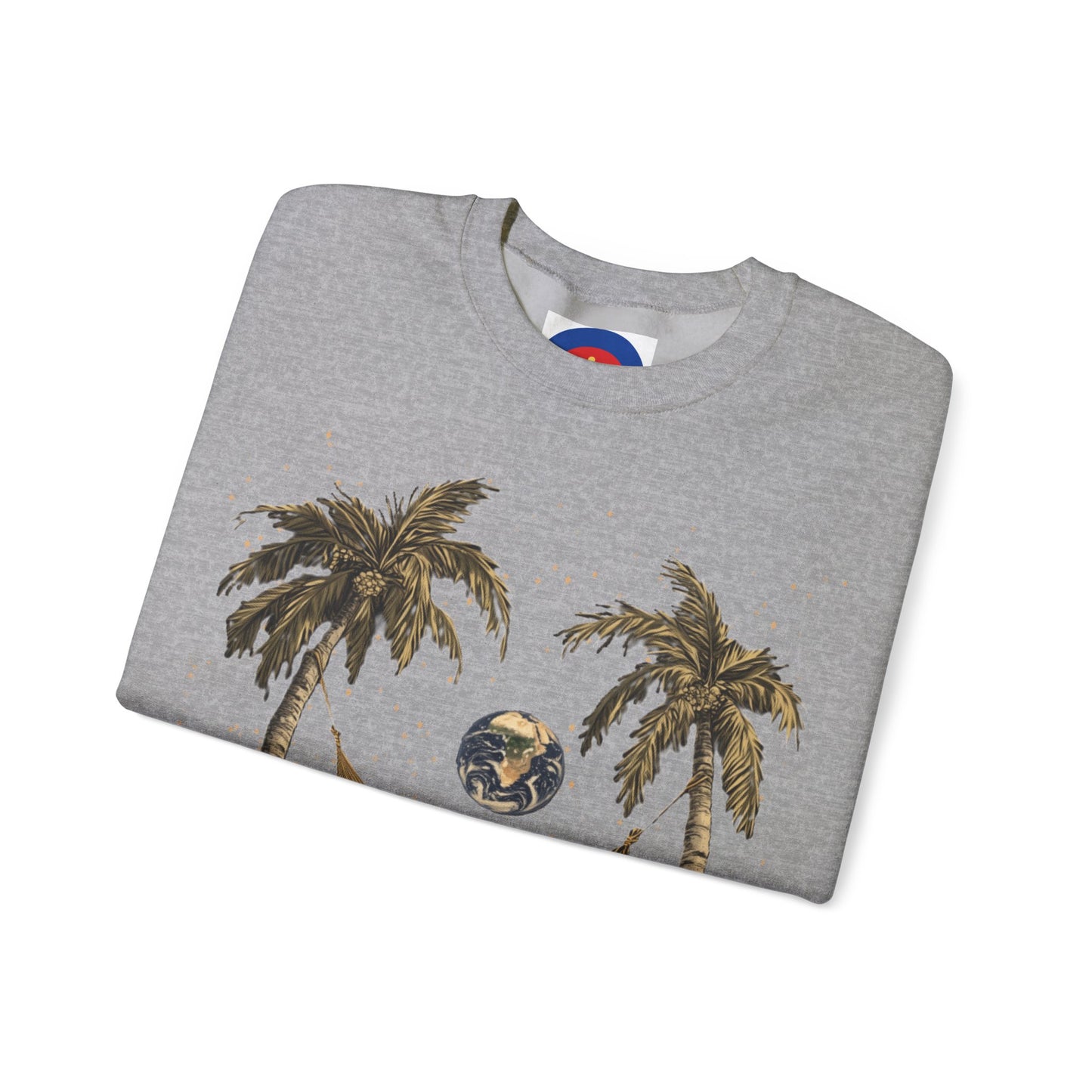 Astronaut on the Moon Sweatshirt | Unisex Funny Outer Space Graphic Tee