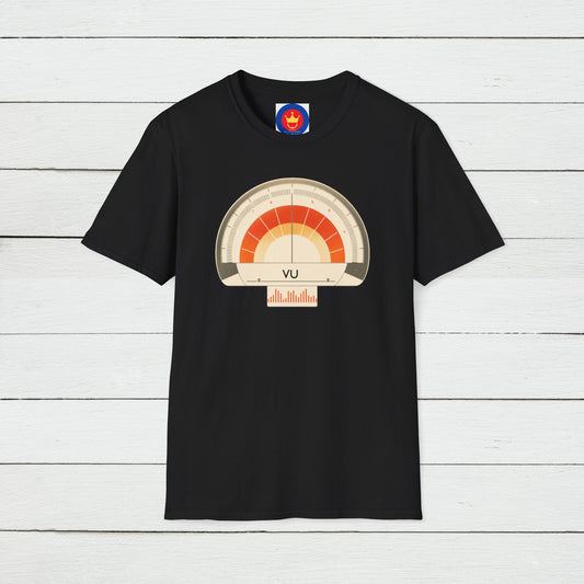 VU Meter Volume Sound Engineer Unisex T-Shirt | Audio Engineer Shirt