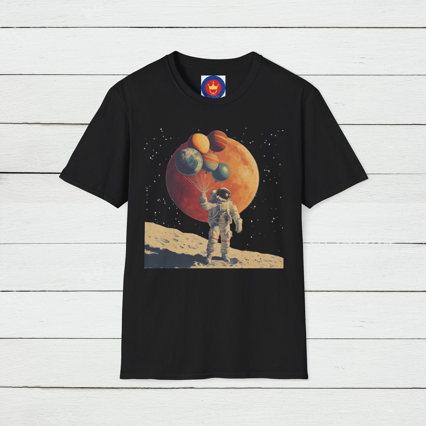 Astronaut Unisex Space Graphic T-shirt | Funny Cosmic Planets Apparel