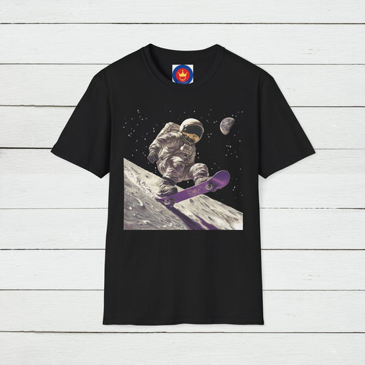 Astronaut Shirt, Funny Moon Shirt, Funny Spaceman Shirt, Outer Space Shirt, Skateboarding Shirt, Skateboarder Shirt, Skate Tee, Unisex Shirt