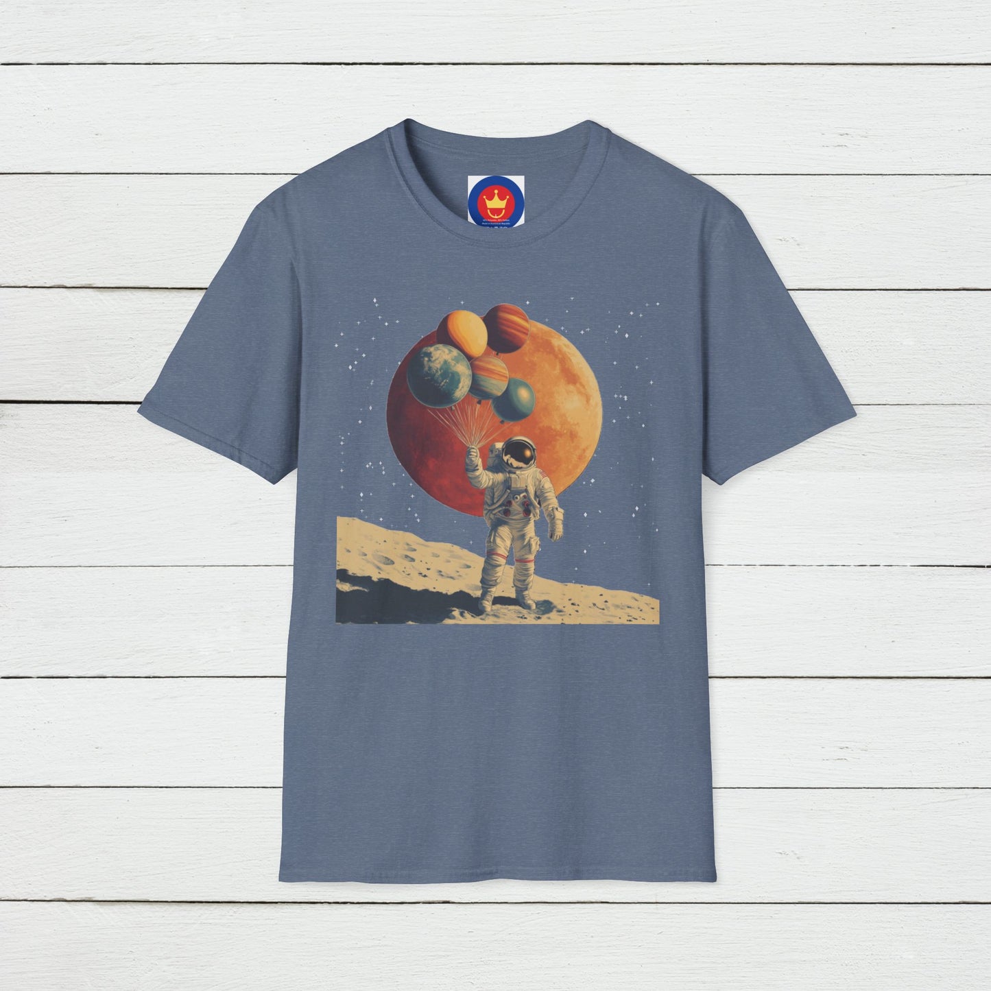 Astronaut Unisex Space Graphic T-shirt | Funny Cosmic Planets Apparel