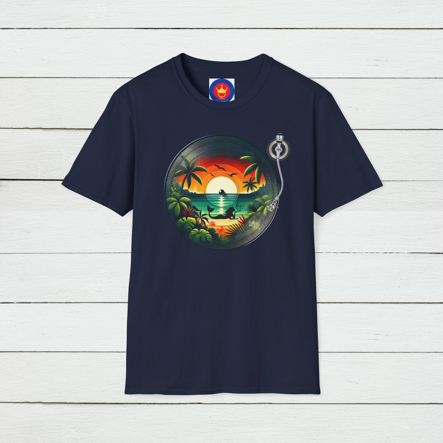Beach Vinyl Unisex T-Shirt | Beach Bum Fashion Apparel