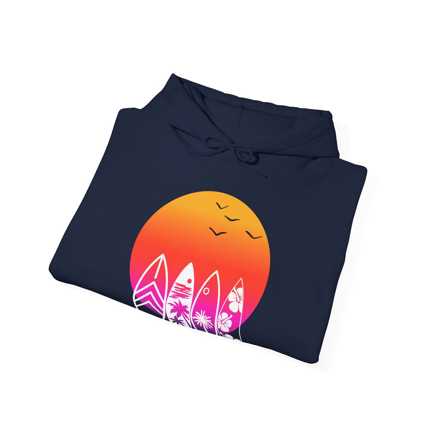 Retro Surf Hoodie | Classic Surfing Design | Surfer Gift