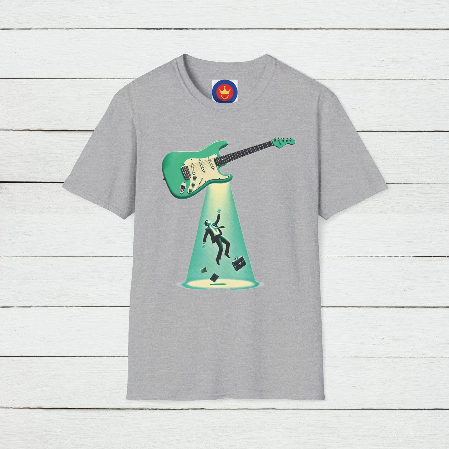 Guitar Abduction T-Shirt | Guitar Player Gift | Unisex Band Shirt