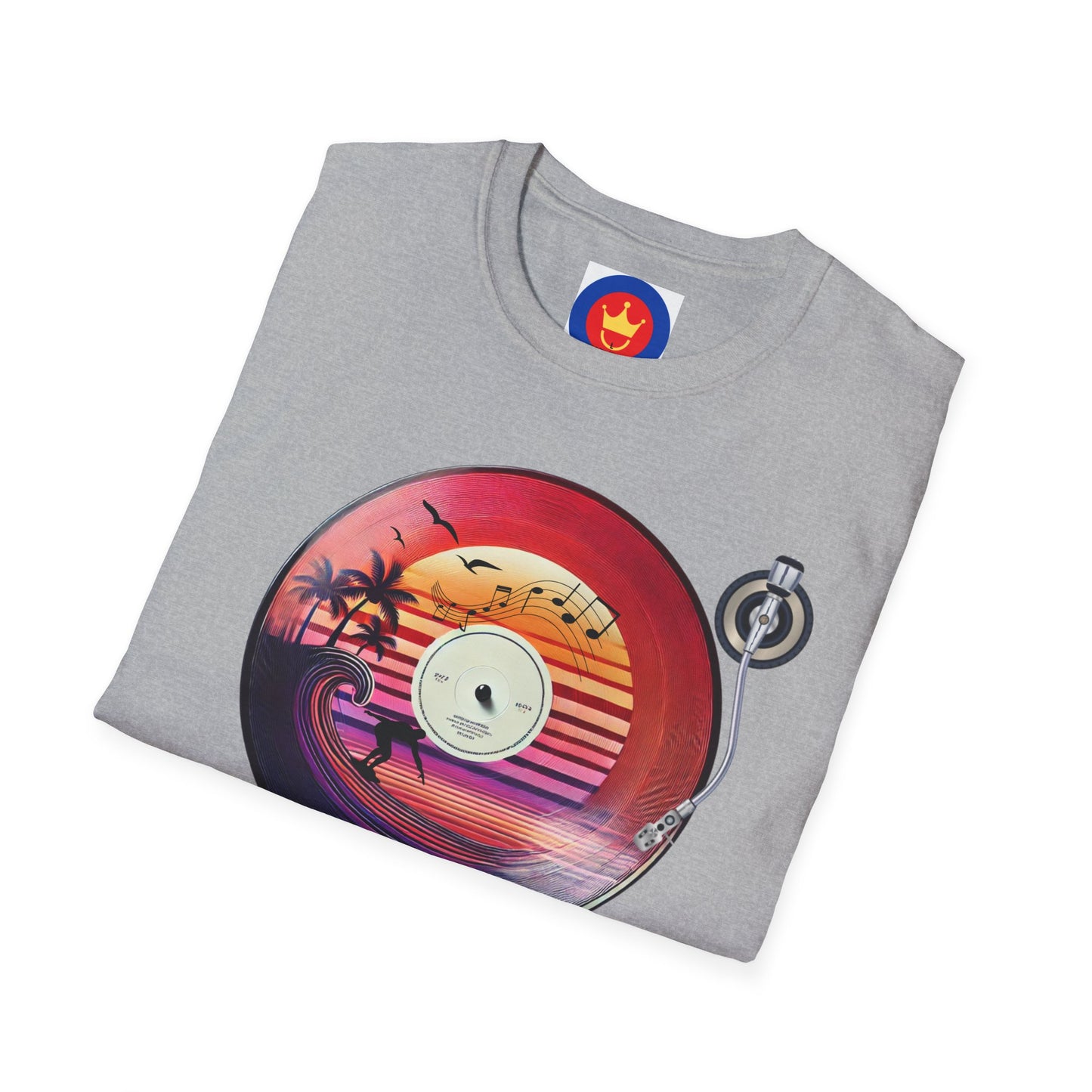 Beach Surf Vinyl Unisex T-Shirt | Beach Bum Fashion Apparel