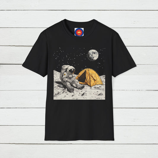 Astronaut Shirt, Funny Moon Shirt, Funny Spaceman Shirt, Outer Space Shirt, Camping Lovers Gift, Camp Lover Shirt, Astronomy, Unisex T-shirt