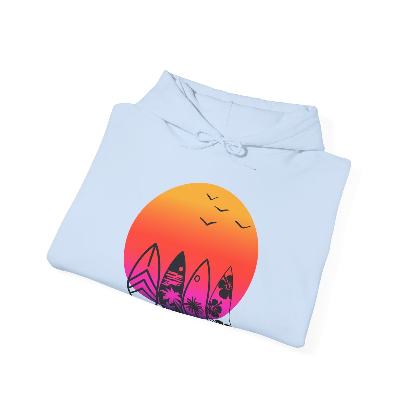 Retro Surf Hoodie | Classic Surfing Design | Surfer Gift