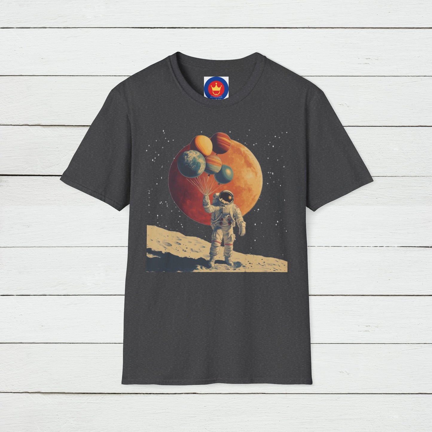 Astronaut Unisex Space Graphic T-shirt | Funny Cosmic Planets Apparel