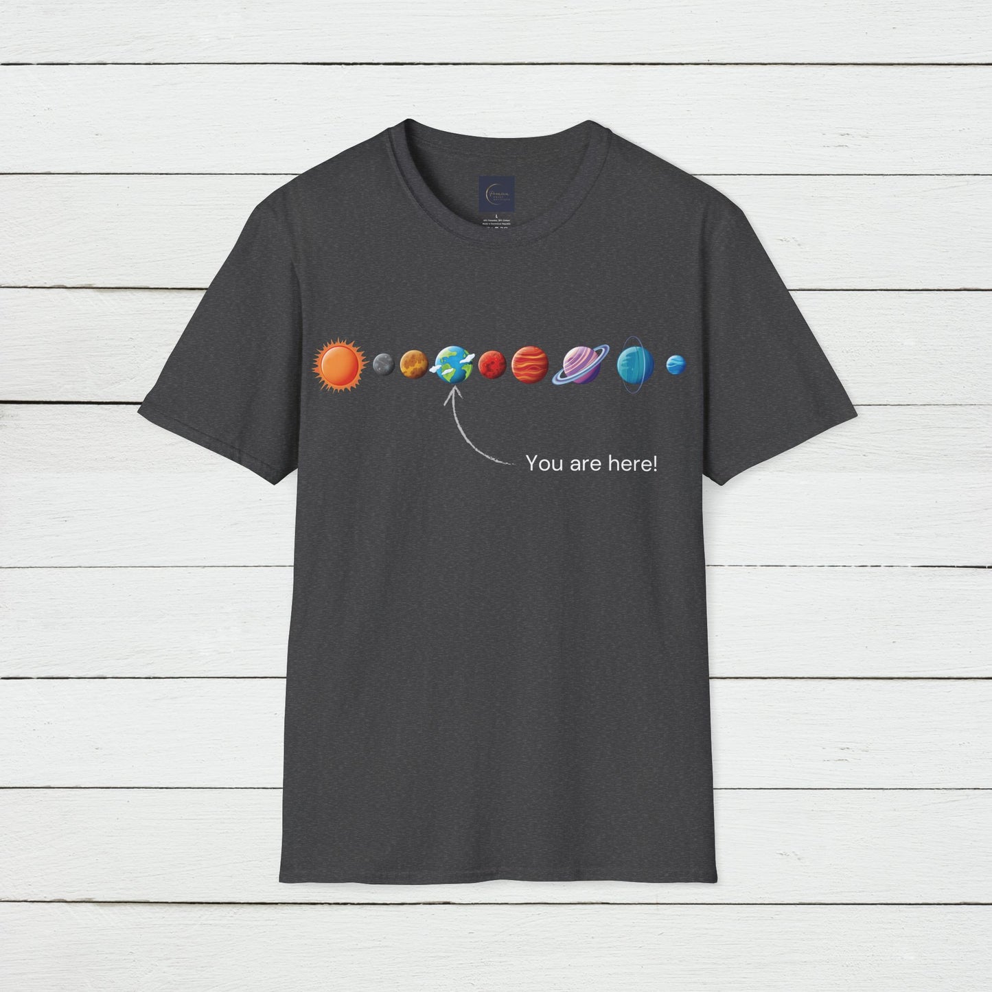 You Are Here Galaxy Unisex T-Shirt | Funny Astronomy Tee