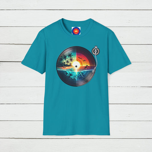 Beach Vinyl Unisex T-Shirt | Beach Bum Fashion Apparel
