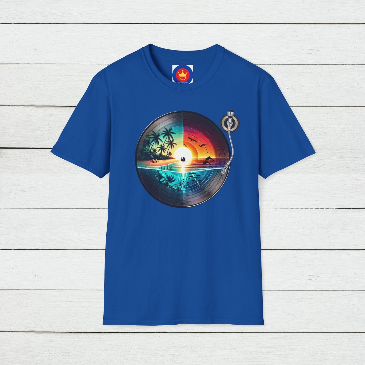 Beach Vinyl Unisex T-Shirt | Beach Bum Fashion Apparel