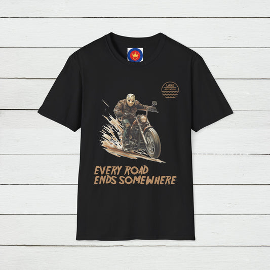 Friday the 13th Jason Voorhees Motorbike Rider T-shirt | Unisex Biker Tshirt