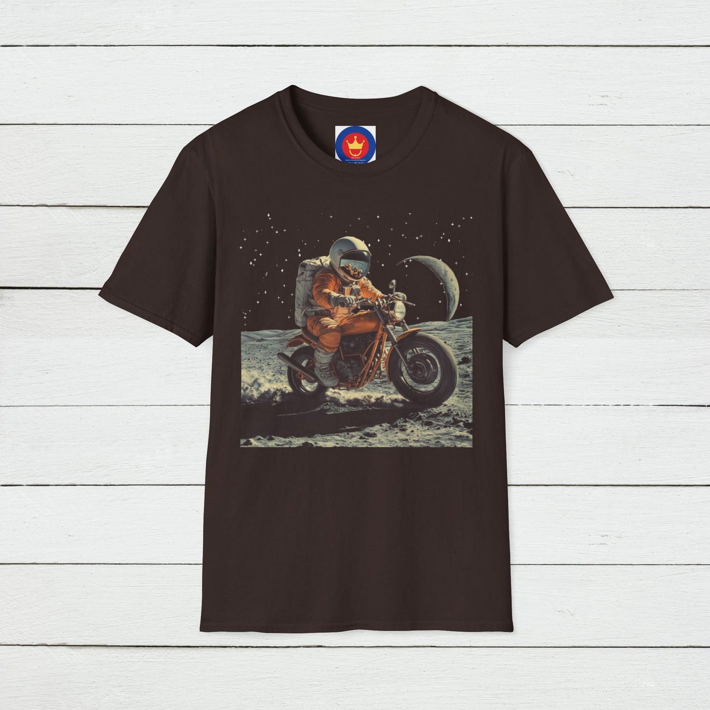 Astronaut Shirt, Funny Moon Shirt, Funny Spaceman Shirt, Outer Space Shirt, Motorcycle Lover Shirt, Motobike Shirt, Moto Tee, Unisex T-shirt