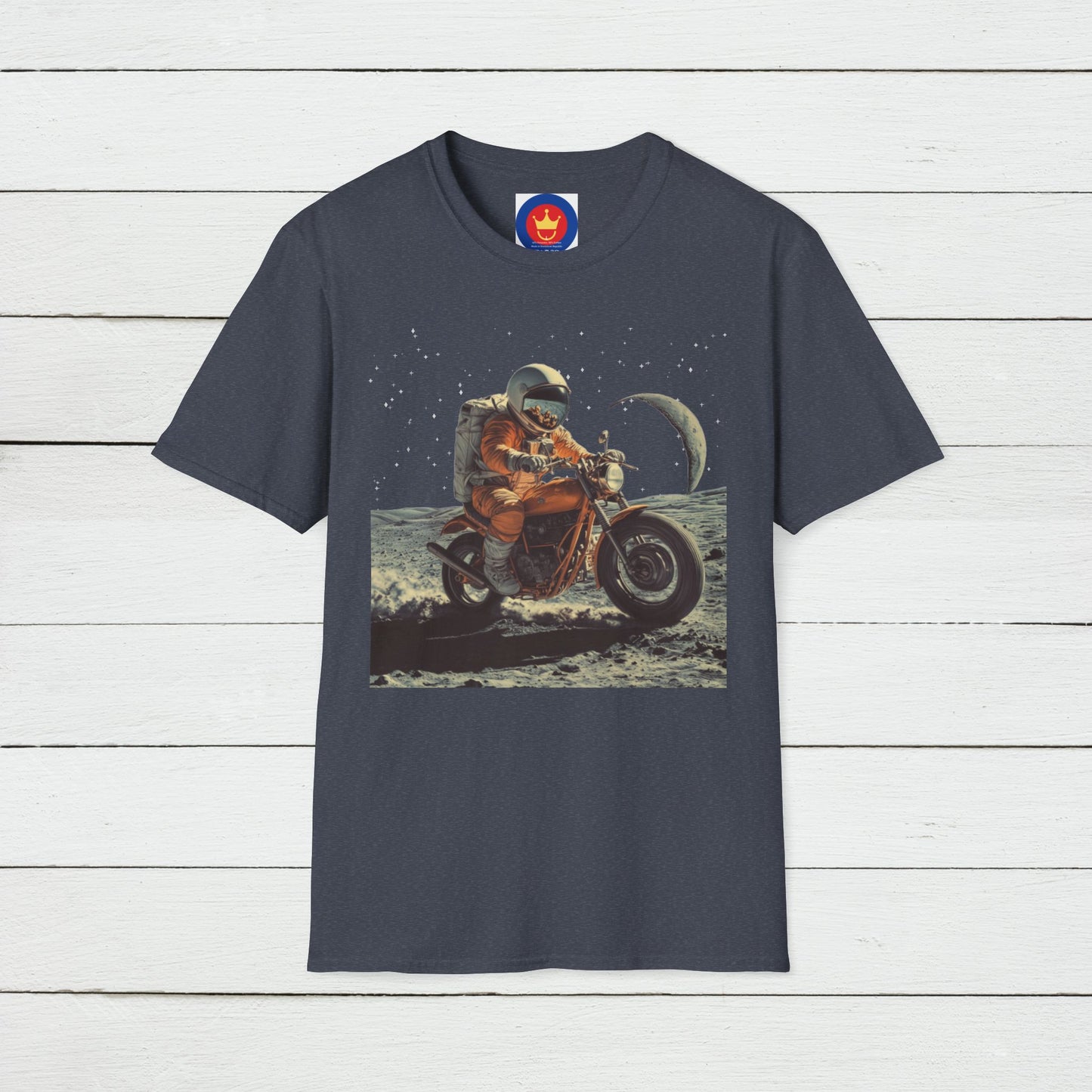 Astronaut Shirt, Funny Moon Shirt, Funny Spaceman Shirt, Outer Space Shirt, Motorcycle Lover Shirt, Motobike Shirt, Moto Tee, Unisex T-shirt