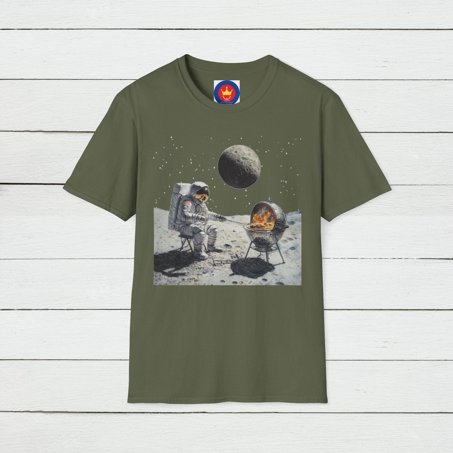 Astronaut Shirt, Funny Moon Shirt, Funny Spaceman Shirt, Outer Space Shirt, BBQ Shirt, Mens Cooking Shirt, Men Cooking Gift, Unisex Shirt