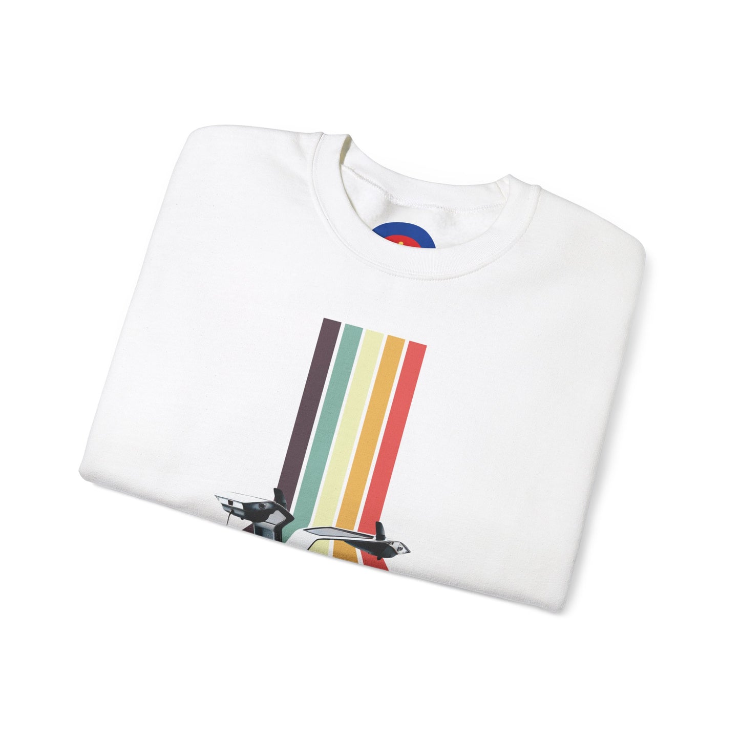 Back to the Future DeLorean Inspired Sweatshirt | Unisex Retro Sci-Fi Graphic Design