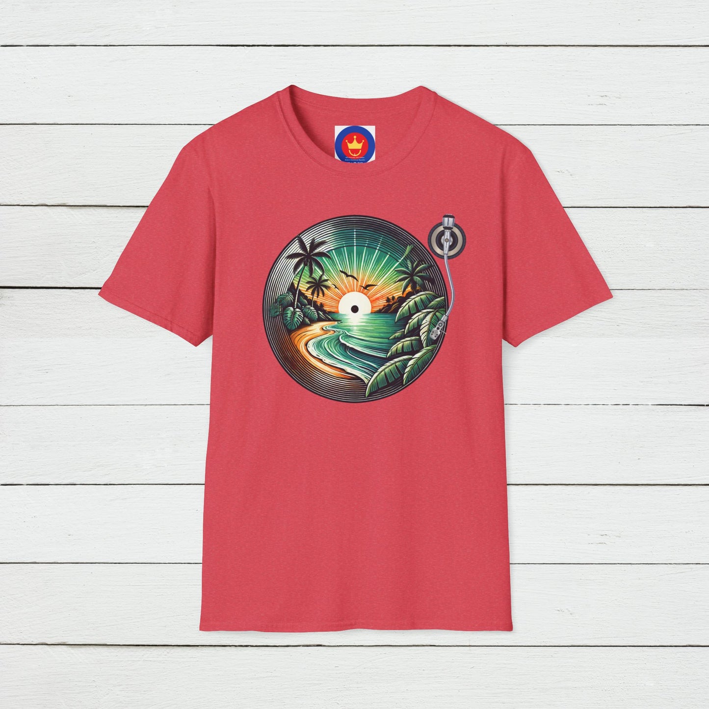 Beach Vinyl Unisex T-Shirt | Beach Bum Fashion Apparel