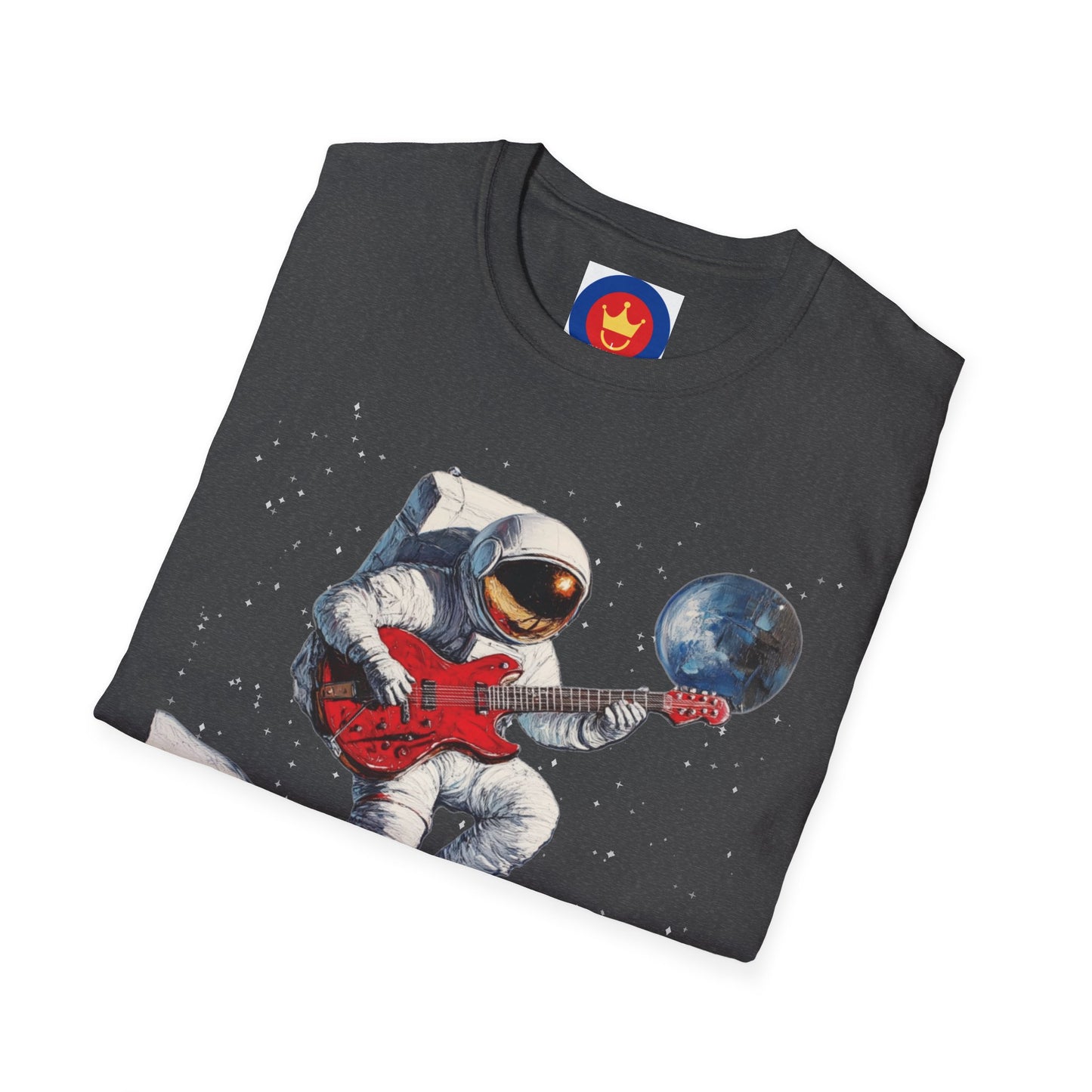 Guitar Player Astronaut Unisex T-Shirt | Outer Space Guitar Player Shirt