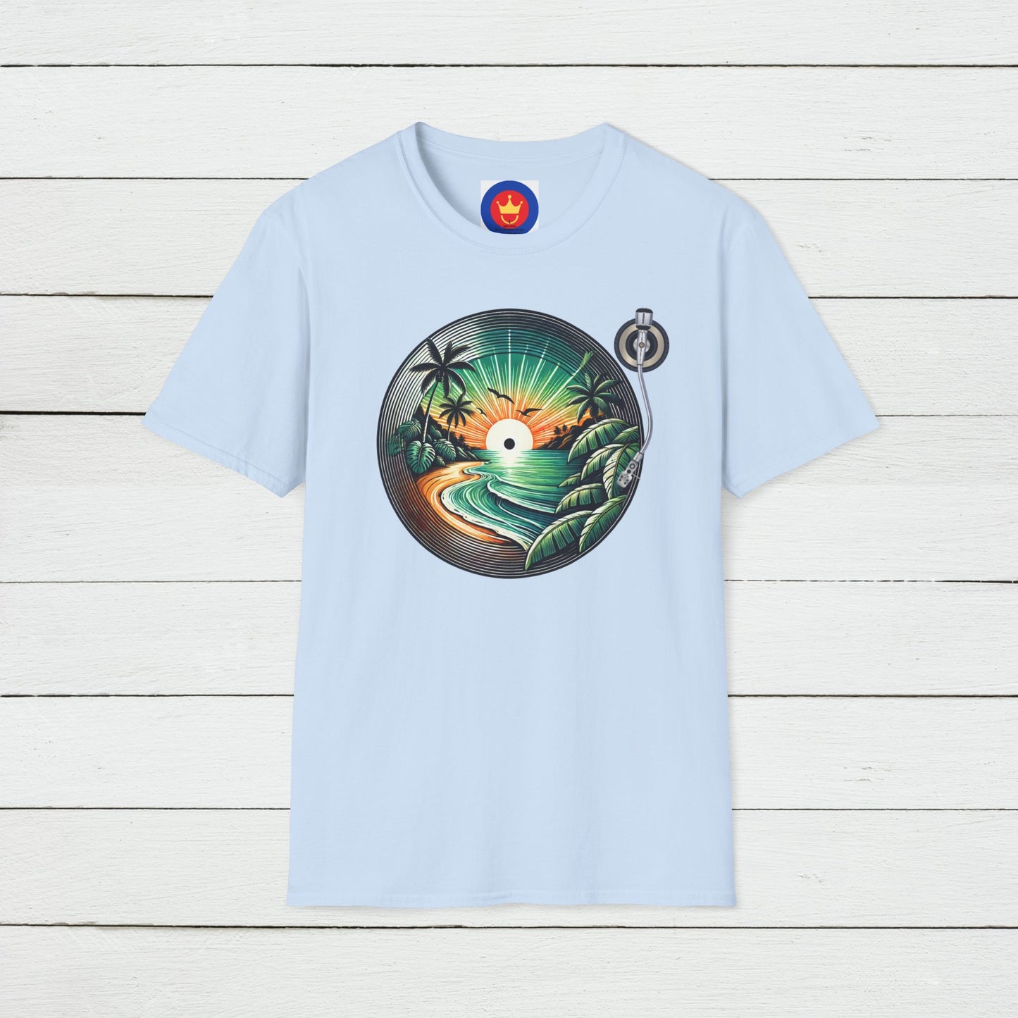 Beach Vinyl Unisex T-Shirt | Beach Bum Fashion Apparel
