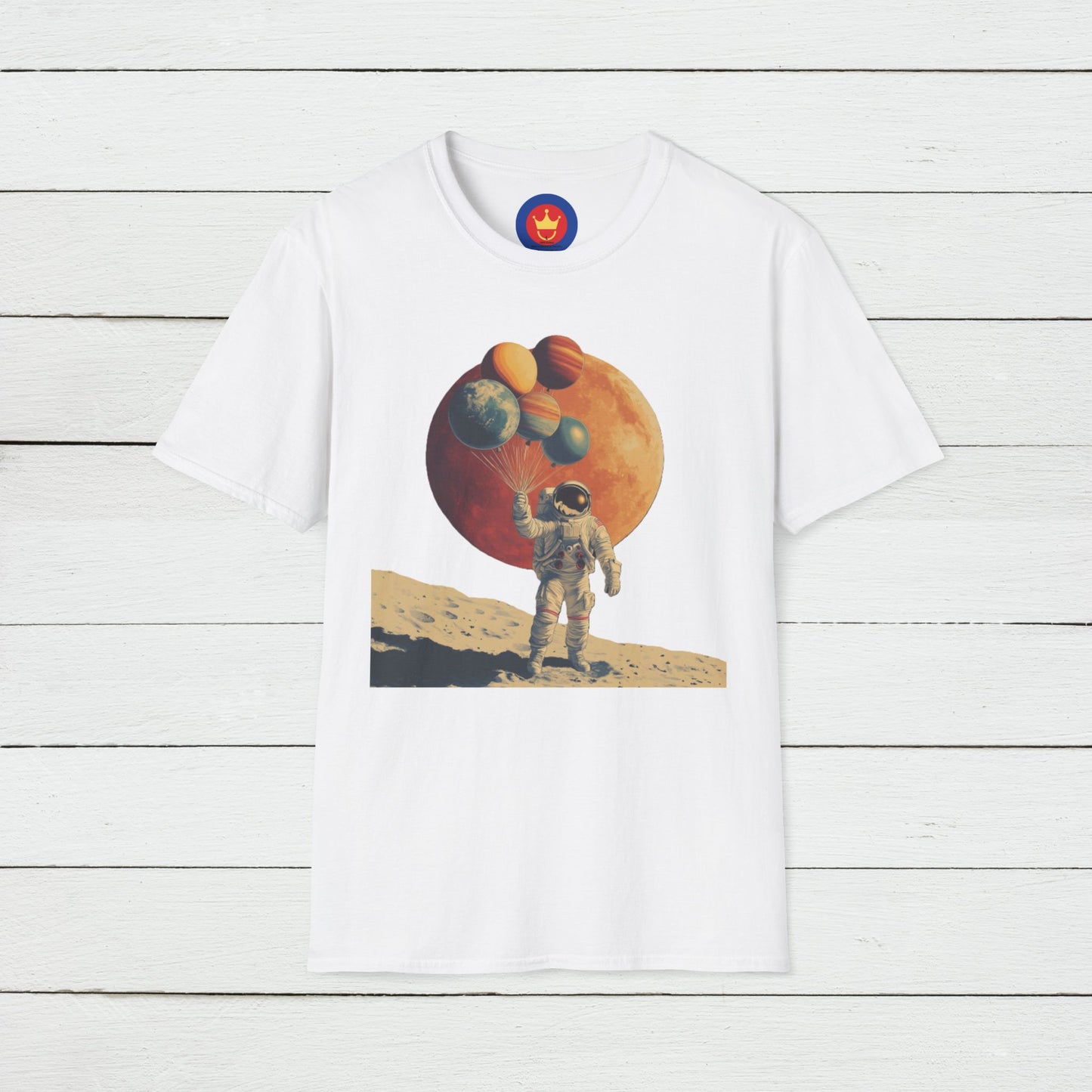 Astronaut Unisex Space Graphic T-shirt | Funny Cosmic Planets Apparel