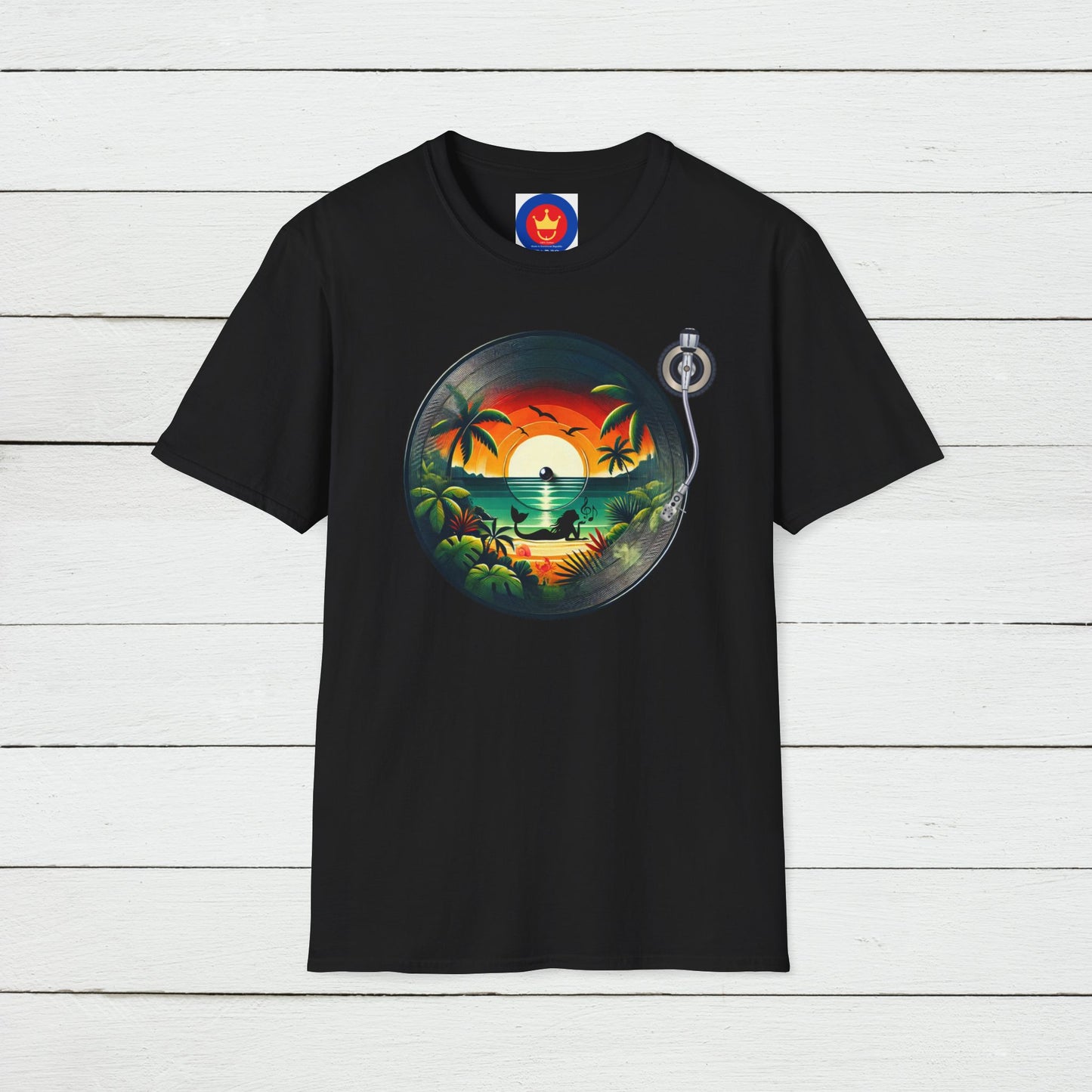 Beach Vinyl Unisex T-Shirt | Beach Bum Fashion Apparel