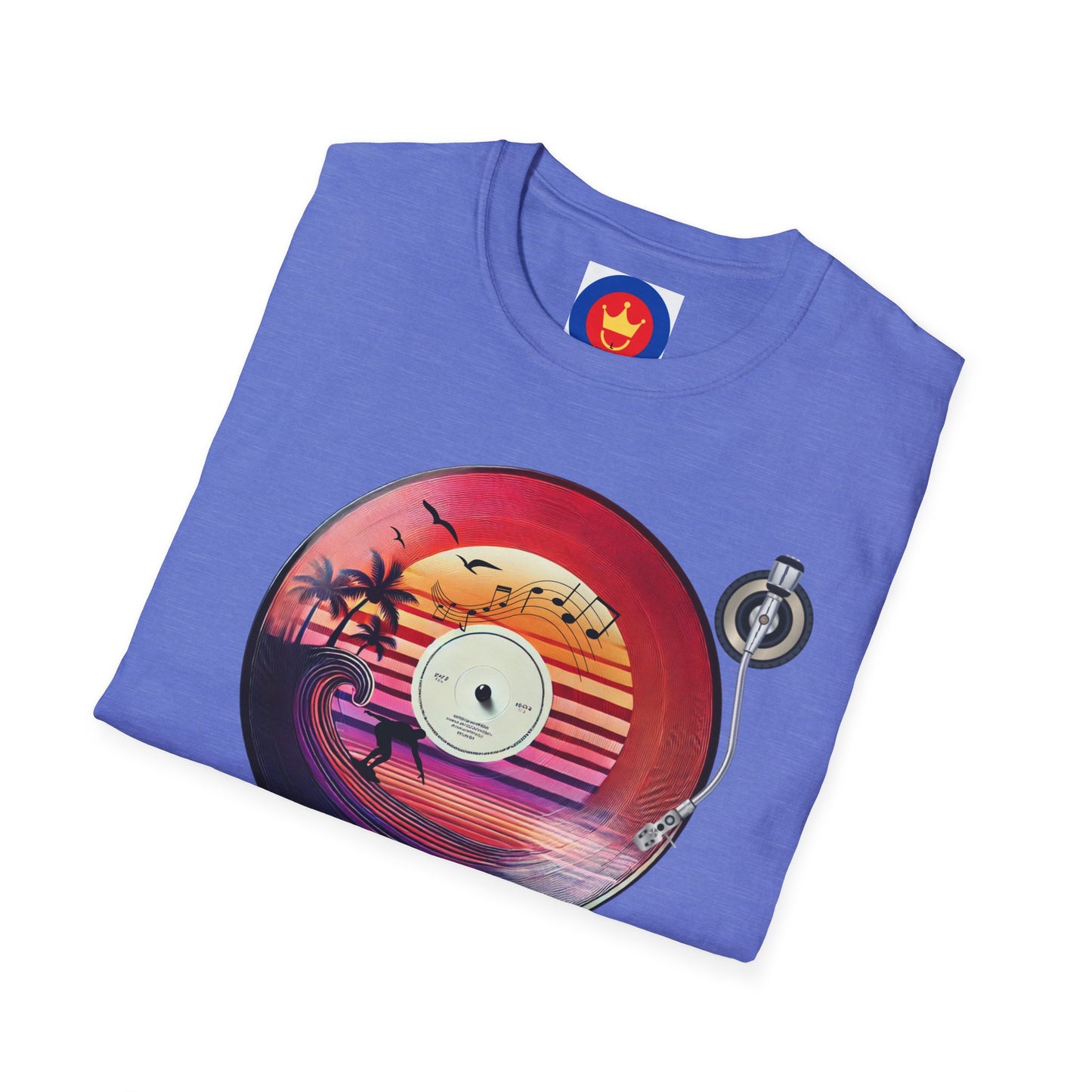 Beach Surf Vinyl Unisex T-Shirt | Beach Bum Fashion Apparel