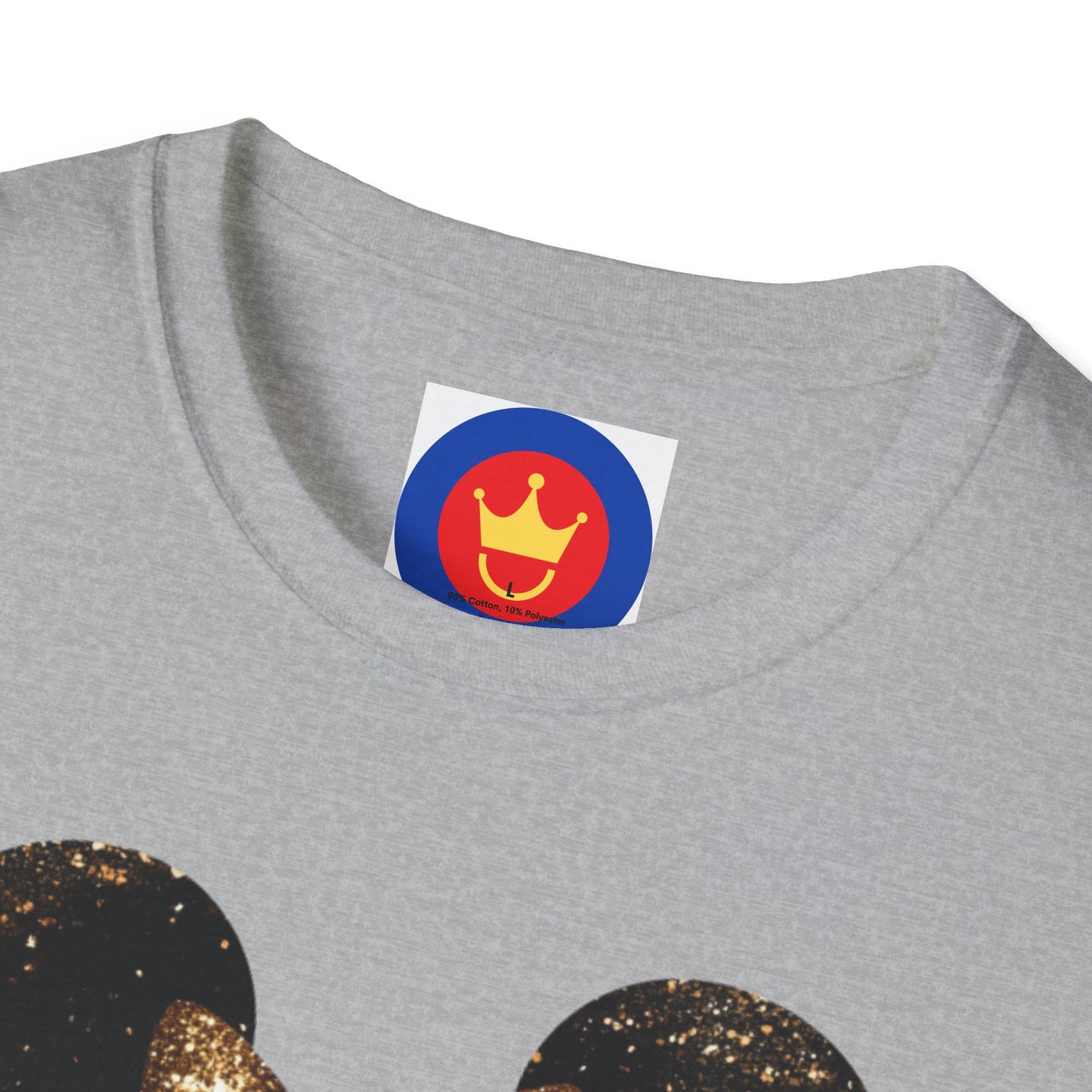 Disney Inspired Unisex T-Shirt | Glitter Gold Minnie Shirt